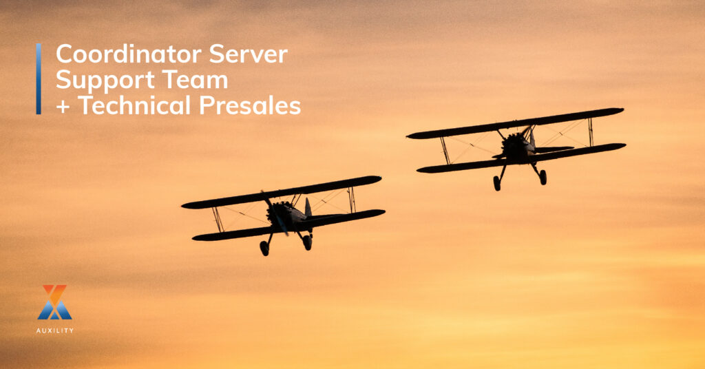 Coordinator Server Support Team + Technical Presales